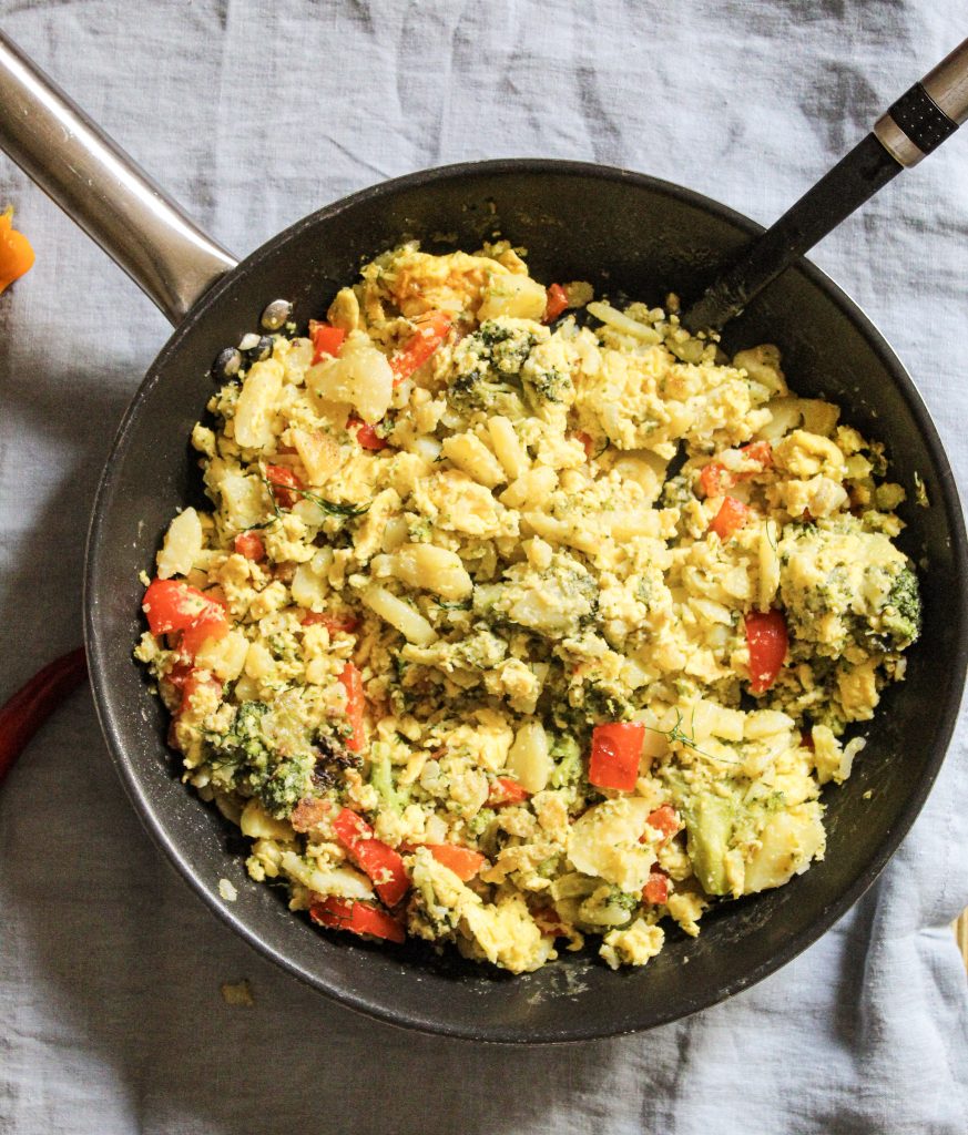 Egg, Broccoli, Vegetable Breakfast Recipe - Foodzesty